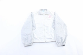 Windproof Layer Future 1984 Levi's Olympiad Los Angeles White Zip Up Jacket