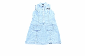 cloudy 1998 Warner Bros Embroidered Denim Skirt