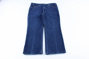 517 Levi's Dark Blue Denim Jeans Organic Cotton Blend