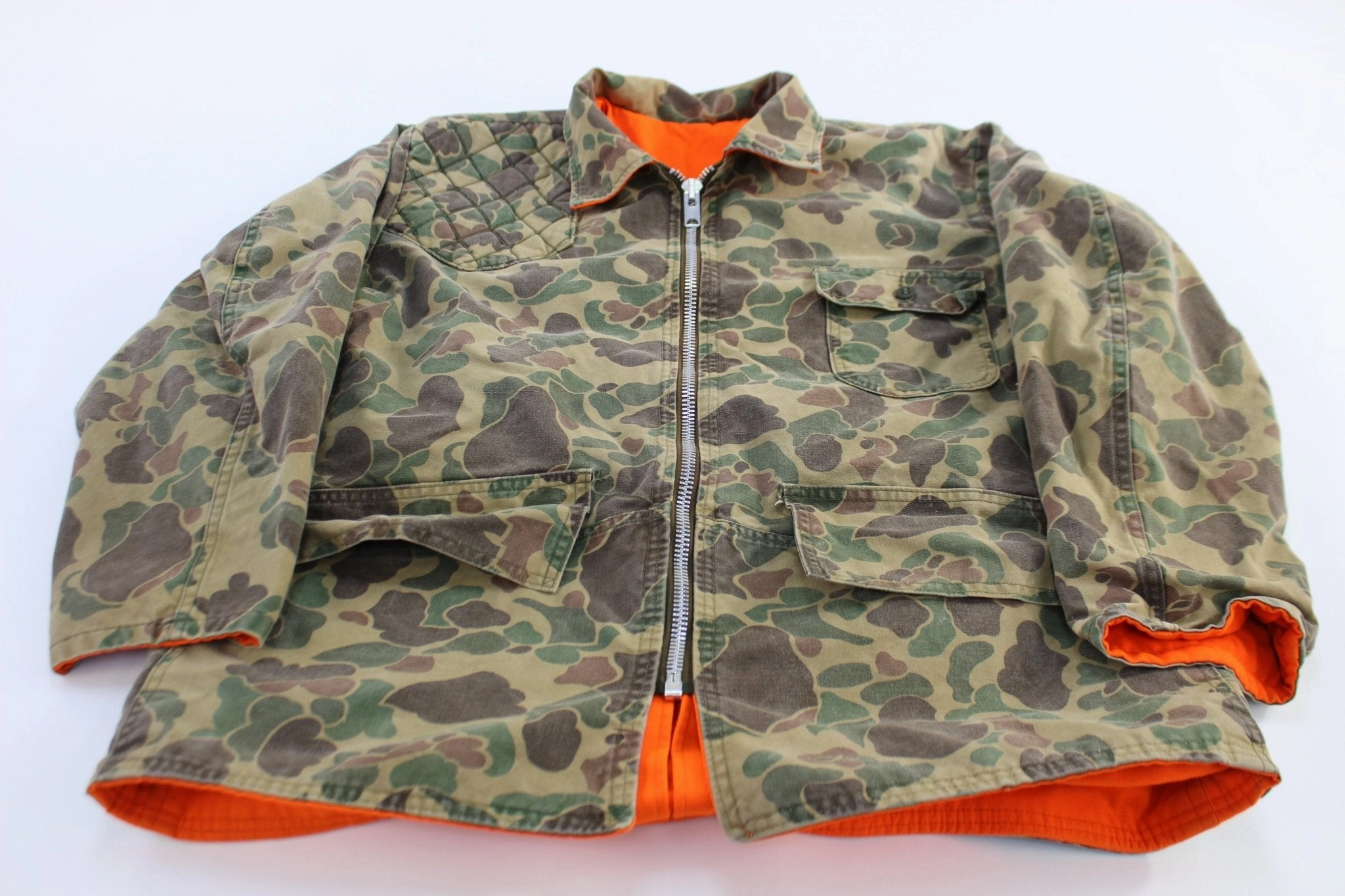 Trail Fit afternoon 70's Sears Roebuck And Co Reversible Camo jacket