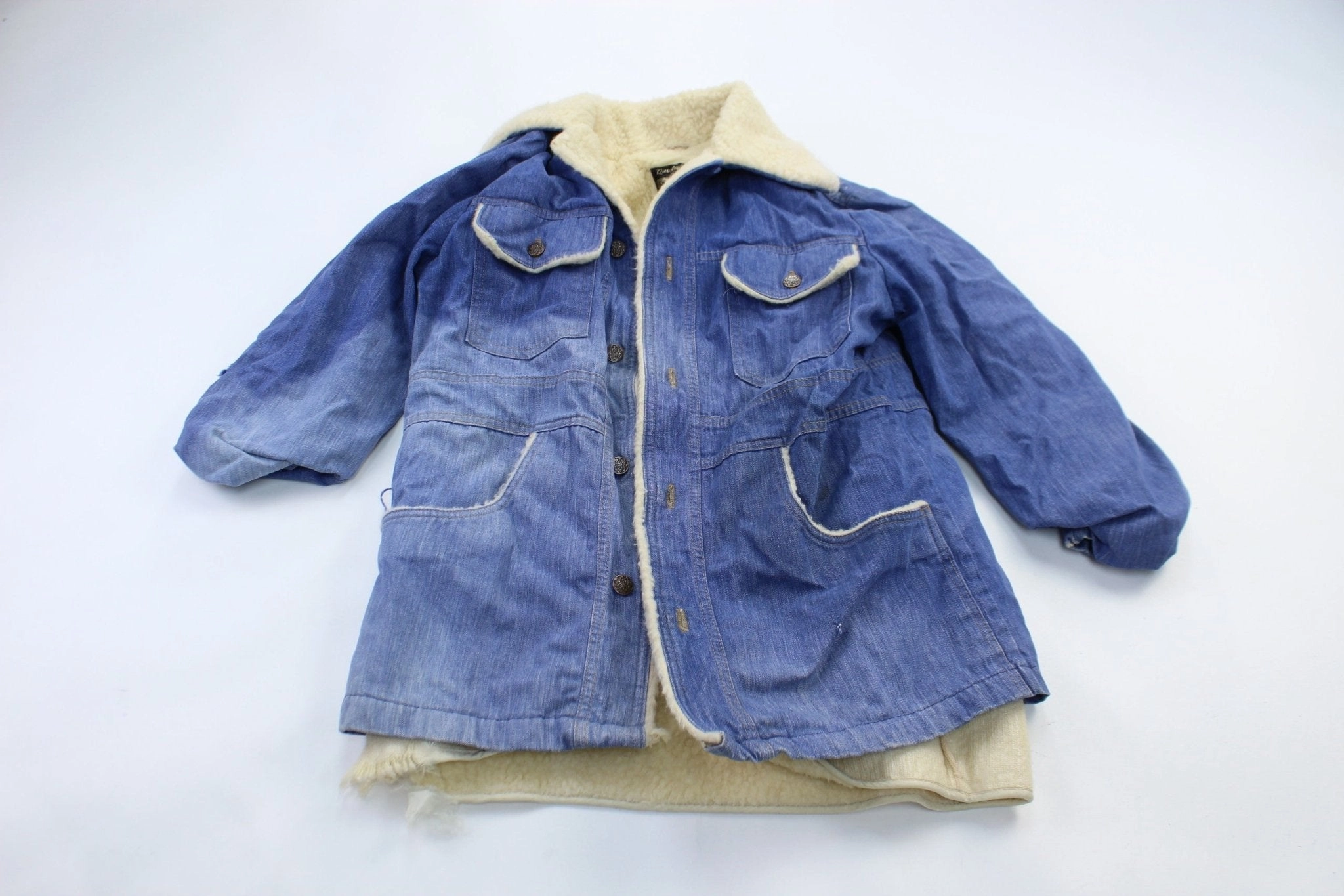City Life 70's Sears Sportswear Denim Sherpa Jacket