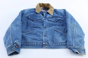 Slim Layer Non Restrictive Silhouette 70??s Wrangler No Fault Denim Blanket Lined Trucker Jacket