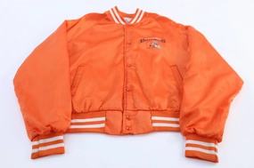 80's Chalk Line Denver Broncos Satin Bomber Jacket Quality baristas