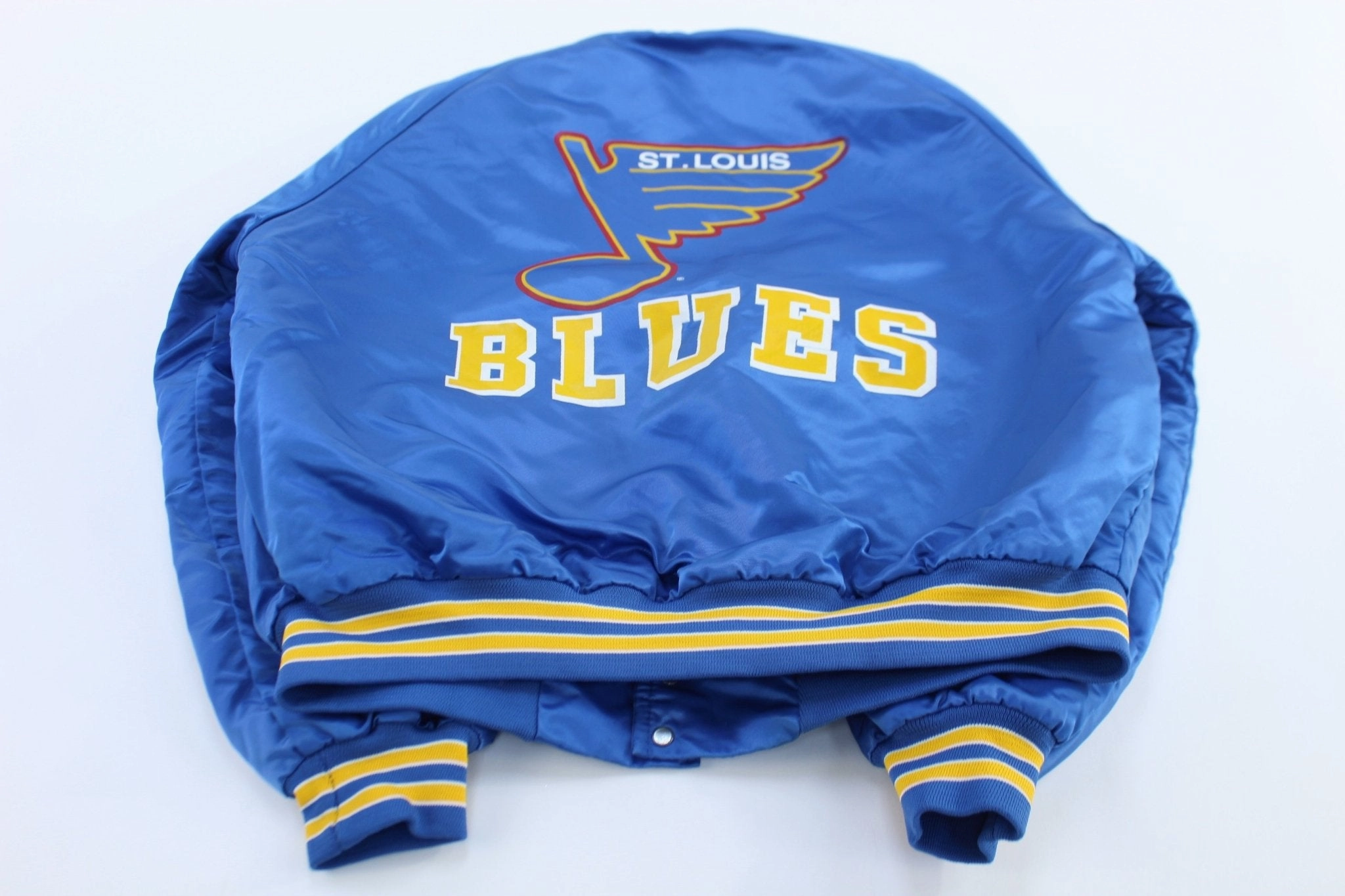 80's Chalk Line St. Louis Blues Hockey Bomber Jacket Crush Non Irritating Lining