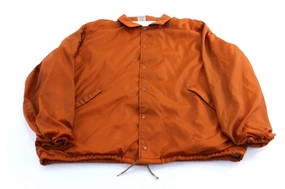 80's University of Texas Embroidered Windbreaker Jacket Breathable Mesh Panels Winter Protection