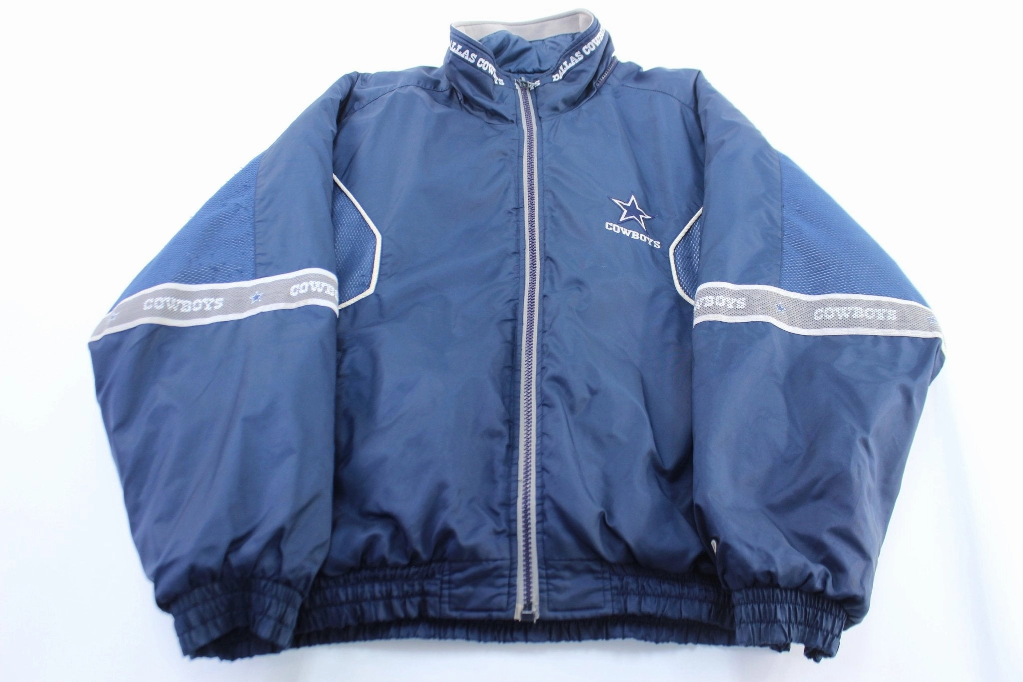 FlexibleMovement 90's Dallas Cowboys Embroidered Reversible Pro Player Jacket