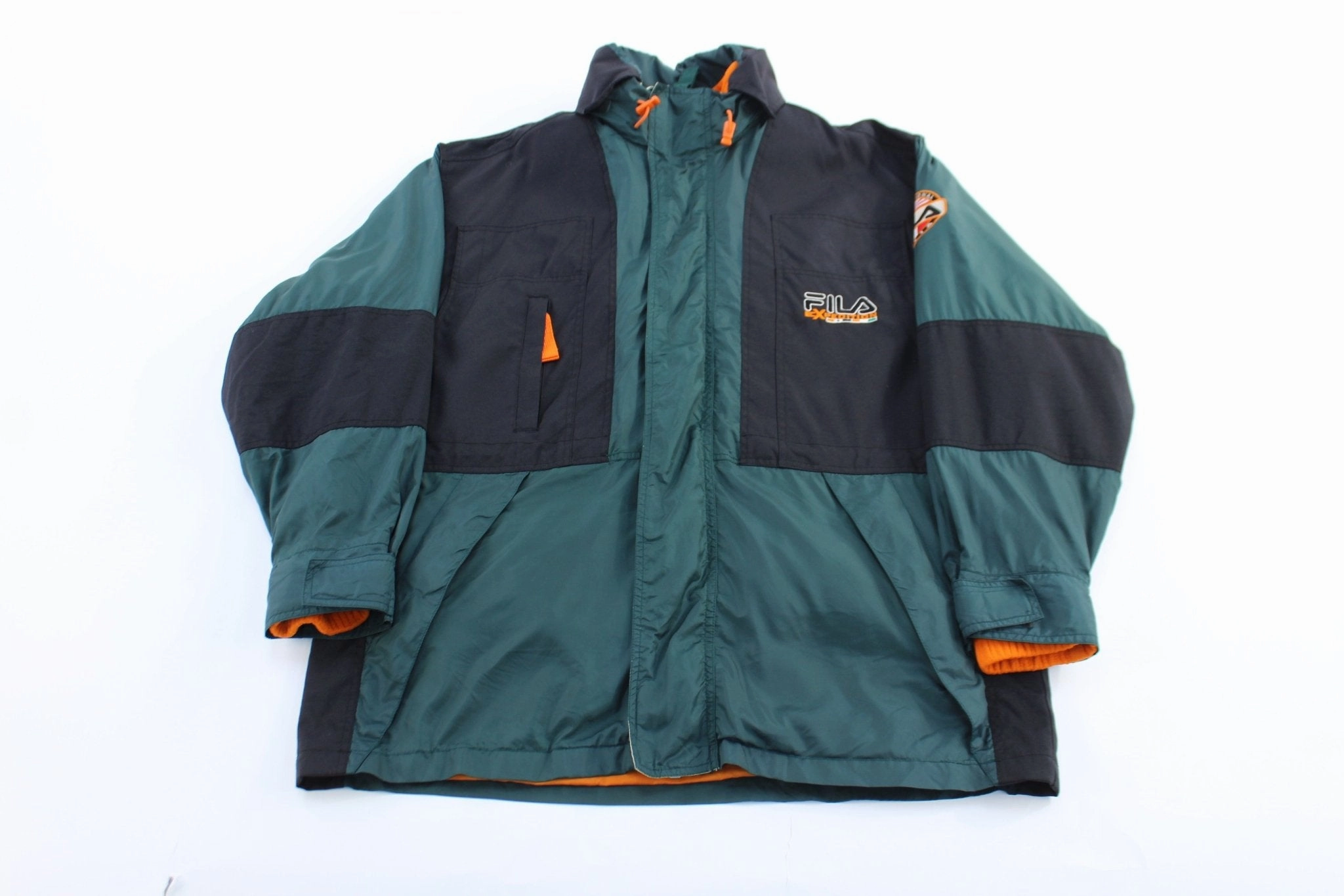 90's Fila Expedition International Italia Zip Up Jacket Noise Reduced Fabric