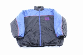 90's New York Giants Embroidered Reversible Zip Up Jacket Introduce