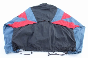 90's Nike Embroidered Logo Red, Blue, & Black Windbreaker Jacket Light Shell