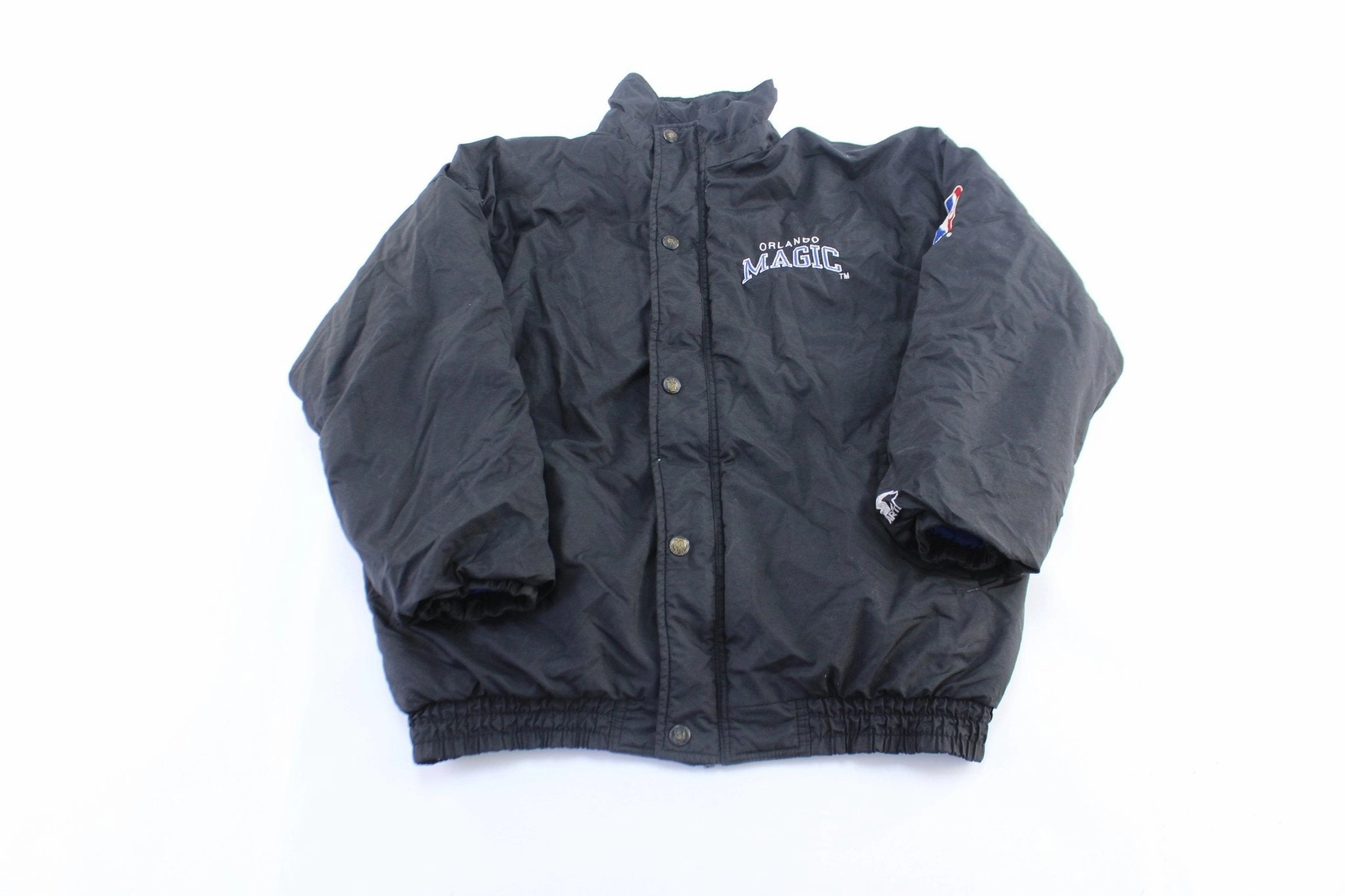 Linen 90's Orlando Magic Embroidered Starter Zip Up Jacket