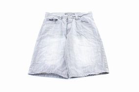 Chilly Comfort Y2K Avirex Grey Wash Denim Shorts