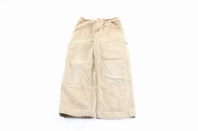 Carhartt Logo Patch Tan Worrkwear Pants No Ride Up