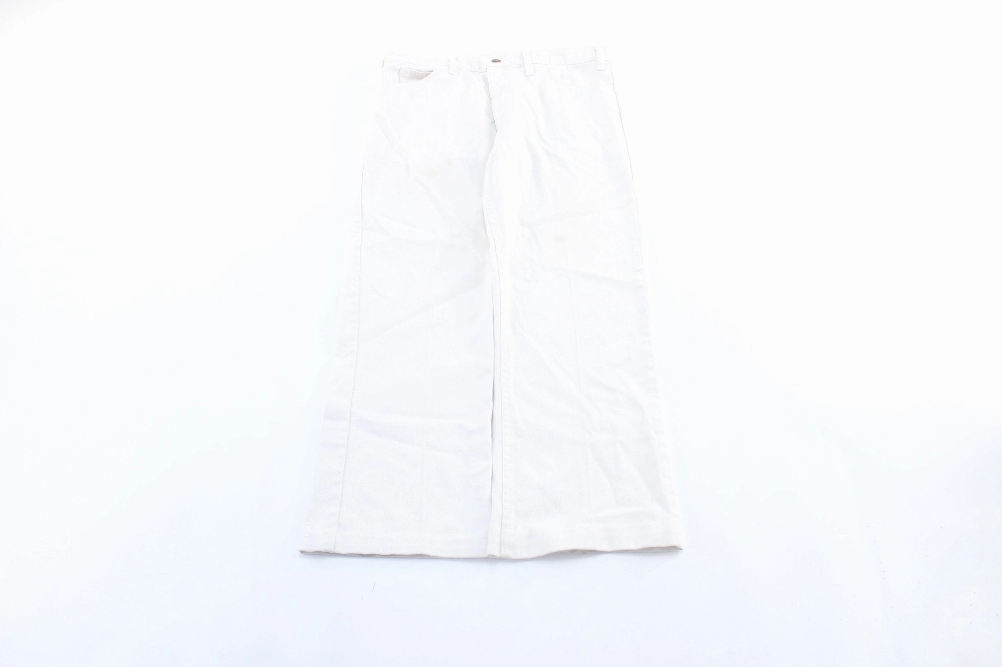 All Season Layer Ready 80's Levi's Sta-Prest White Pants