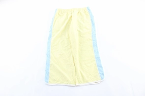 Easy Care Fabric Finish Women's Reebok Embroidered Logo Yellow & Blue Pants