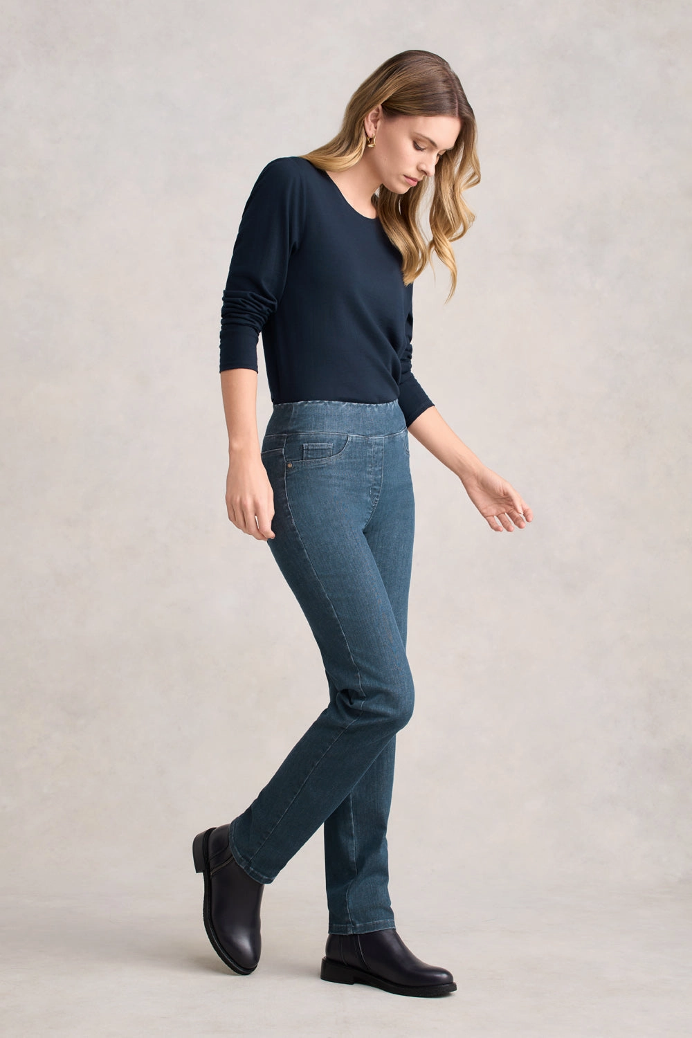 Classic Comfort Bengajean? Straight Leg - Indigo Grey Wash