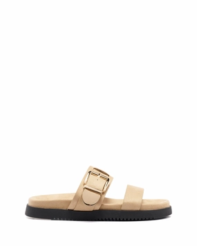 Remi Sandal Cashew Suede Island Time