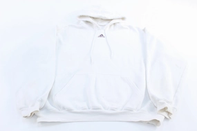 Tear Resistant Fabric Mother's Day Adidas Embroidered Logo White Pullover Hoodie