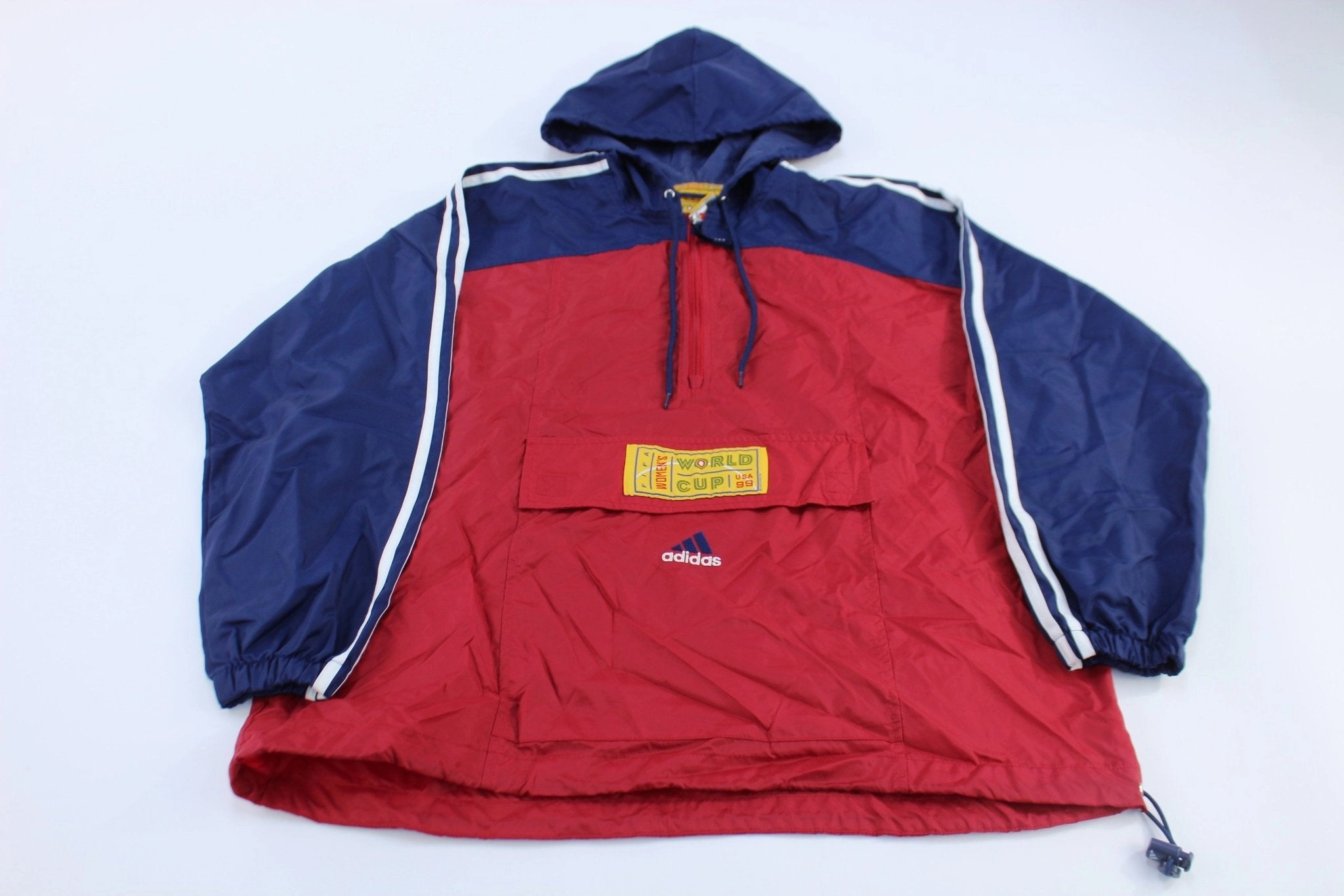 Trail Function Roll Adidas Embroidered Logo Women's World Cup USA Pullover Jacket