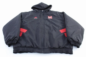 Travel Ready Travel Light Adidas Nebraska Cornhuskers Football Puffer Jacket