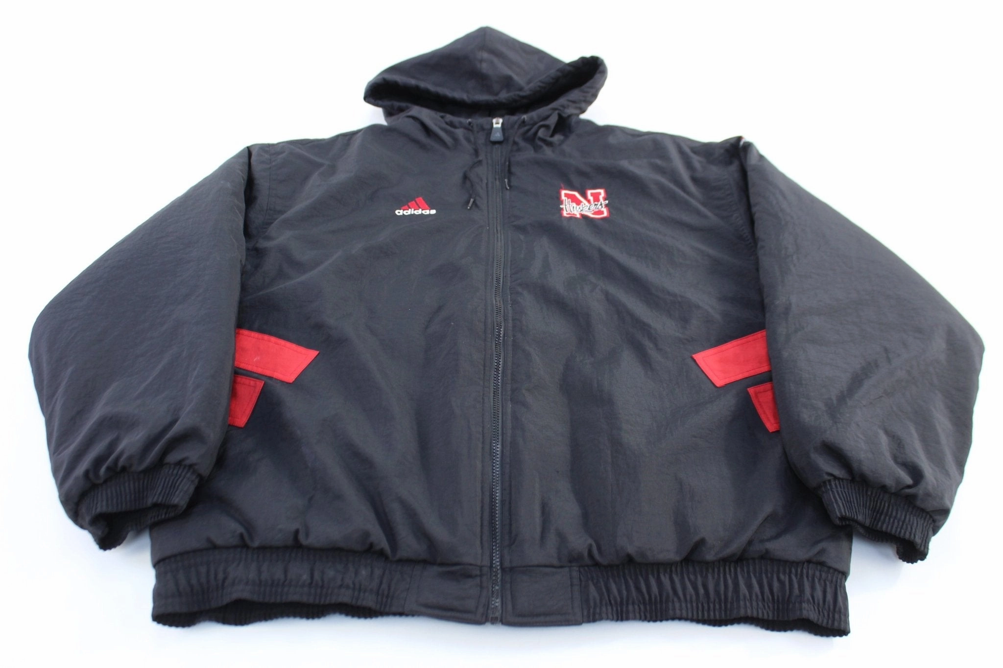 Travel Ready Travel Light Adidas Nebraska Cornhuskers Football Puffer Jacket