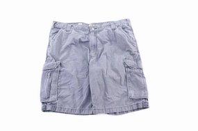 Carhartt Logo Patch Grey Cargo Shorts Adjustable Belt Loops Feminine Fit