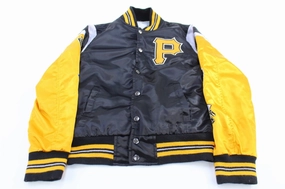 Vintage Pittsburgh Pirates World Series Champions Satin Jacket Internal Security Pocket Flexible Seams