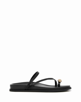 Versatile Travel Shoes Adjustable Strap Alba Sandal Black