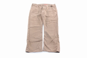 Essential Waist Dickie's Logo Patch Brown Workwear Pants