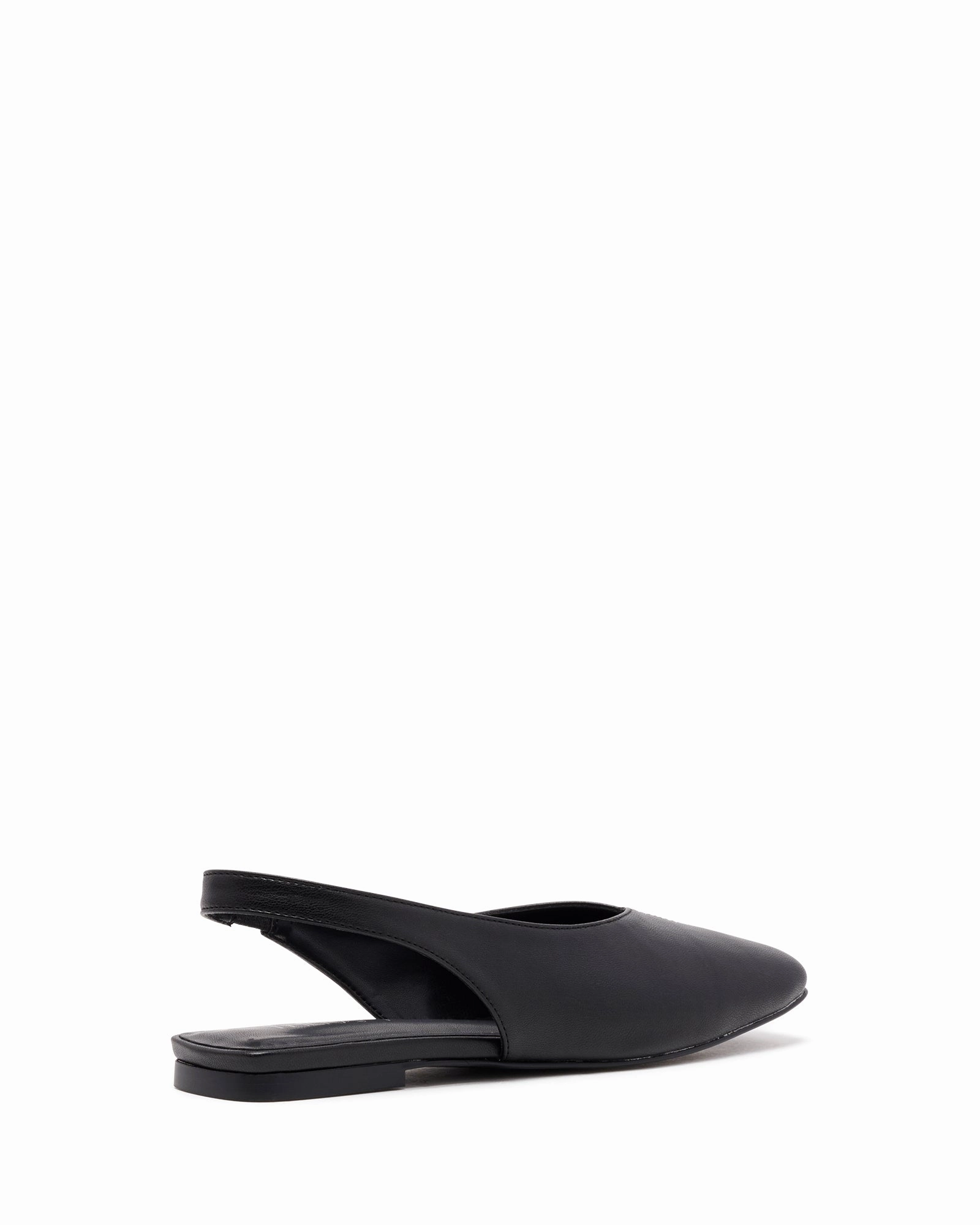Graze Slingback Flat Black Wave Path