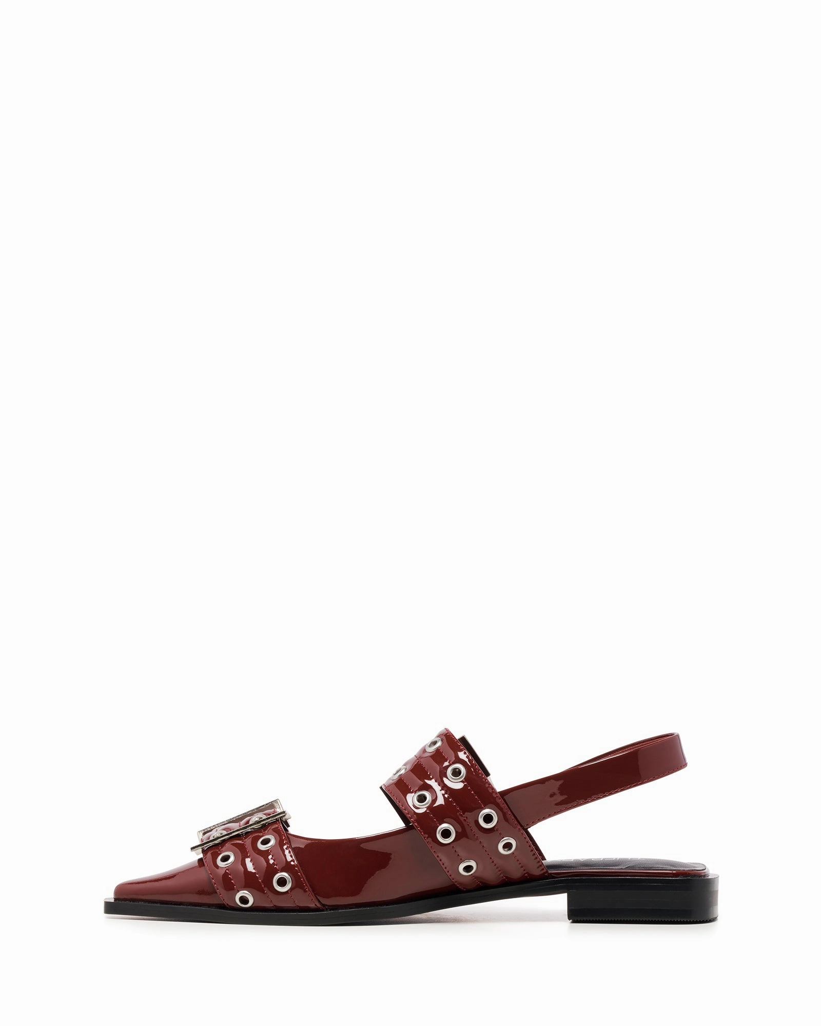 Matilda Cherry Patent *FINAL SALE* Slip Resistant Sole