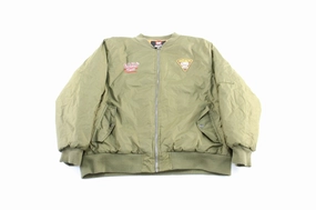 Y2K Ecko. Unltd Embroidered Bomber Zip Up Jacket Comfortable-fit rainy - day gear
