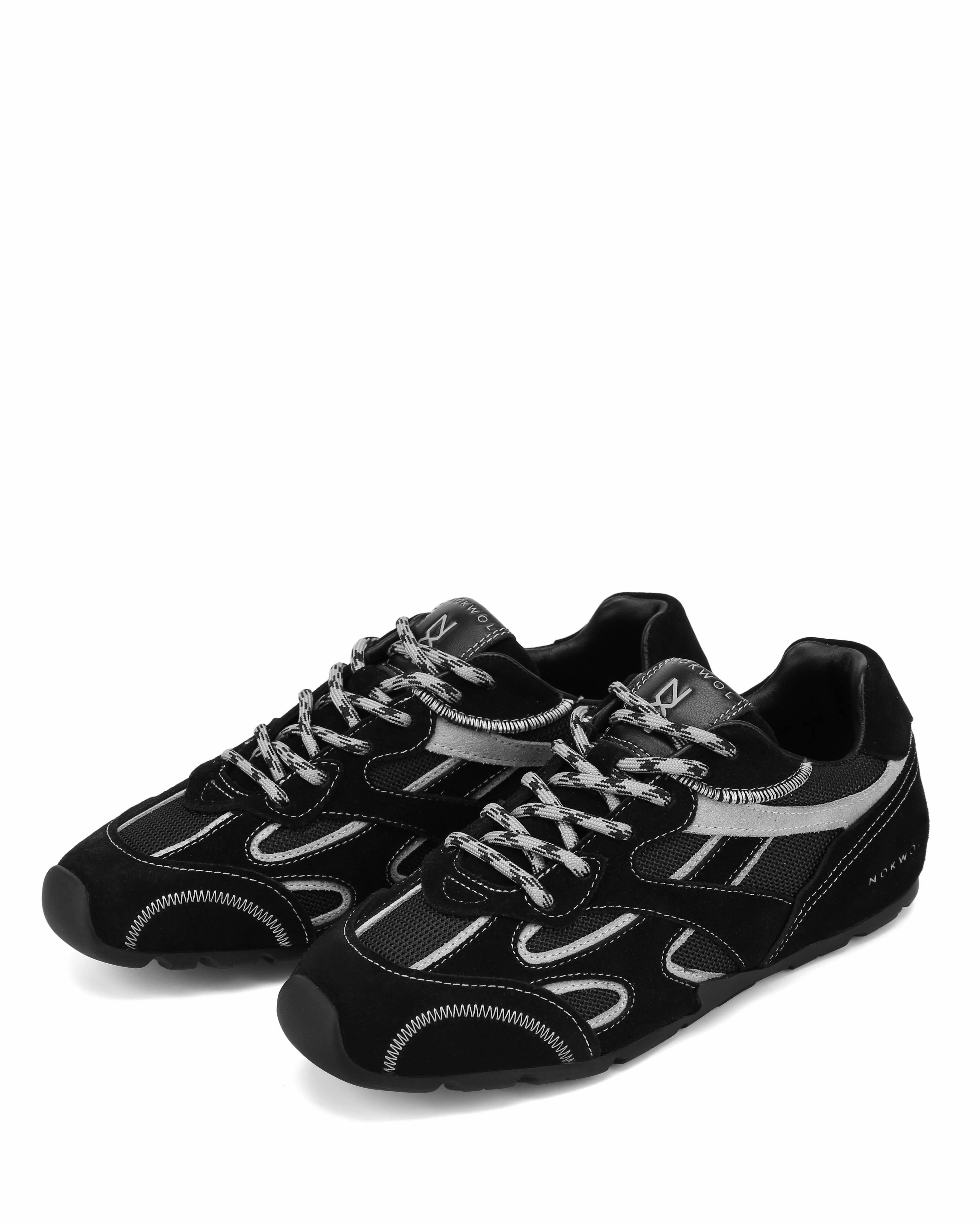 Alpha Black Suede Premium cushioning