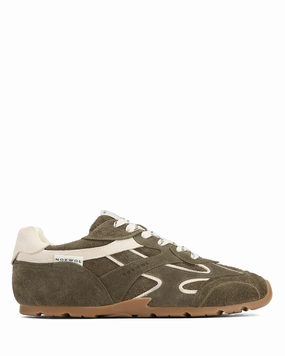 Alpha-M Khaki Suede sports Reinforced Toe Guard