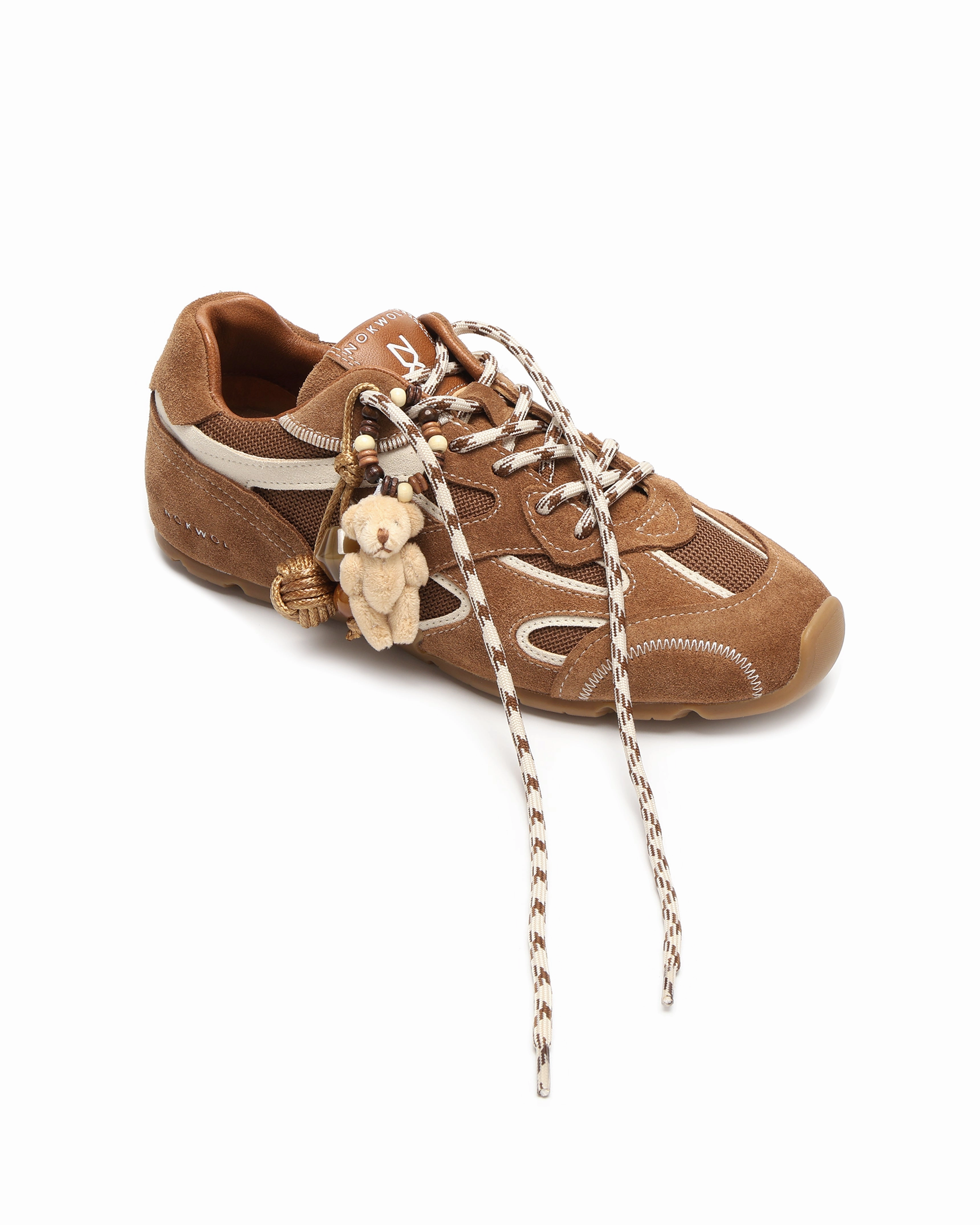 Alpha Tan Suede Flexible Groove Outsoles Shock Diffusion Technology