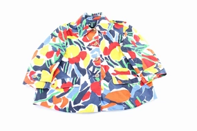 Women's Ralph Lauren Colorful Abstract Floral Coat Thermal wear DurableShell