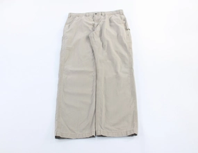 QuickDryTech Odor Control Technology Carhartt Logo Patch Khaki Relaxed Fit Pants