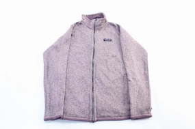 Women's Patagonia Logo Patch Purple Zip Up Jacket Mix - and - Match Oppose