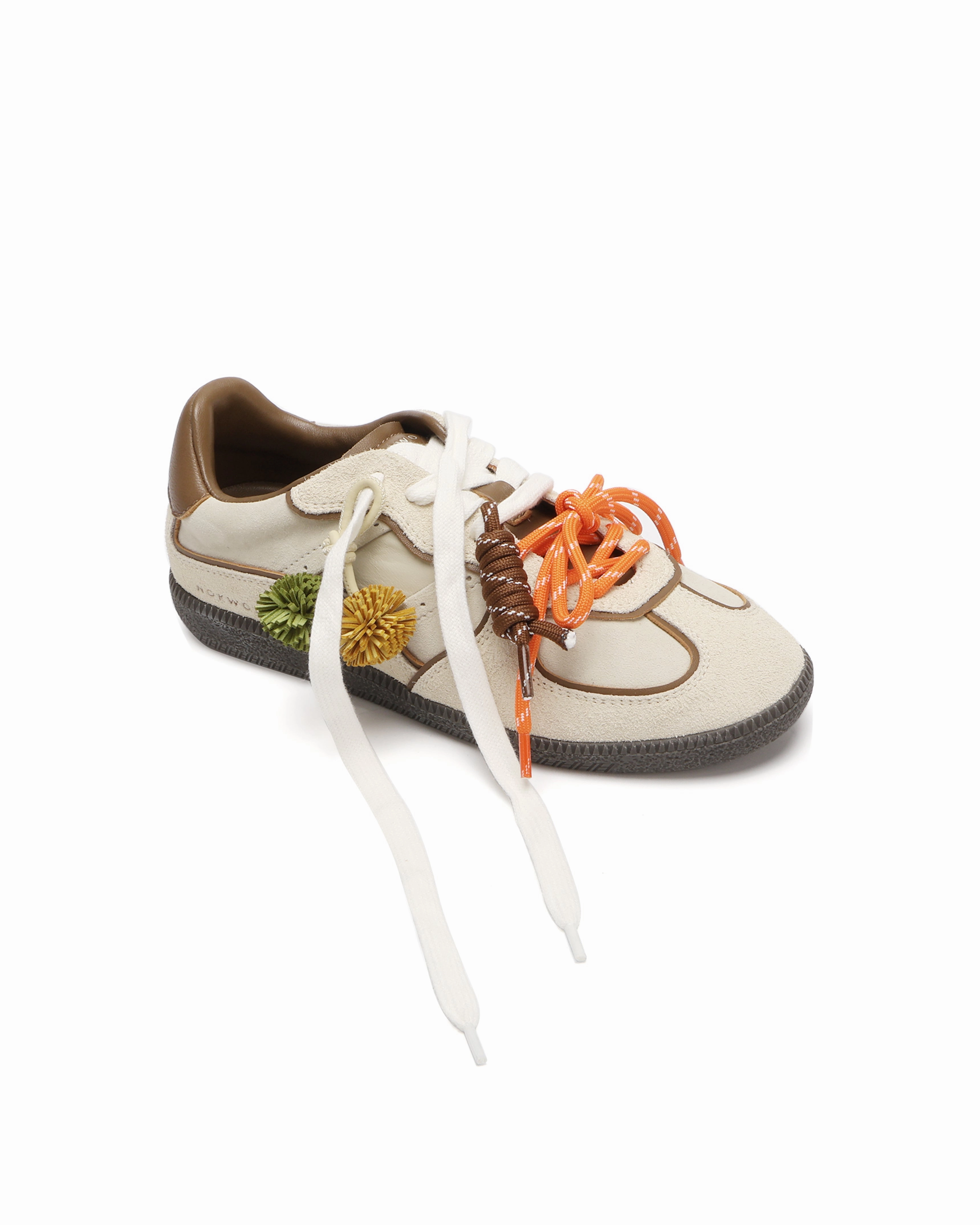 Adaptive Fit Design Basketball sneakers August Beige Hairy Suede