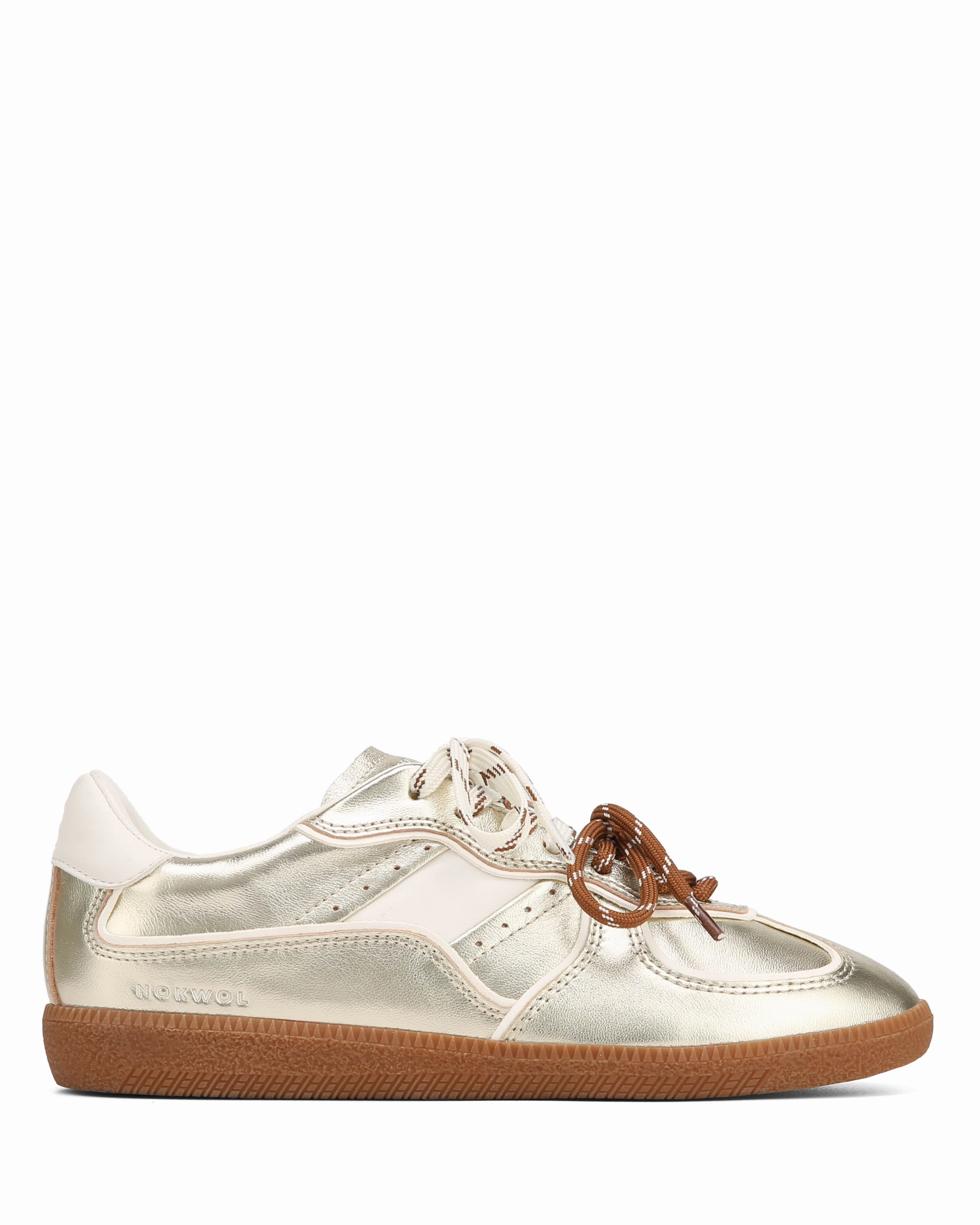 Synthetic Leather Blend August Gold Metallic