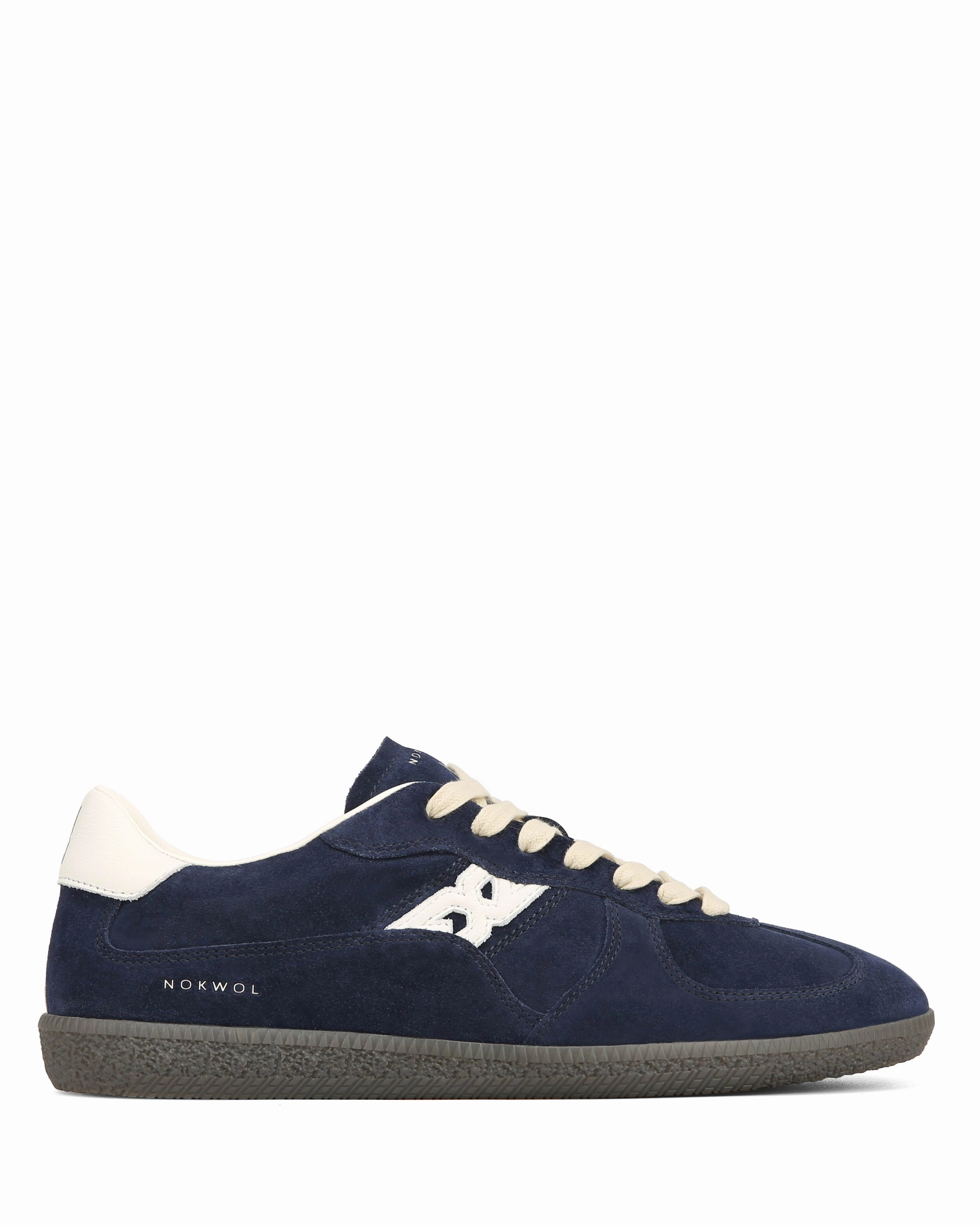 August-M Navy Suede Tension Balanced Upper No Odor