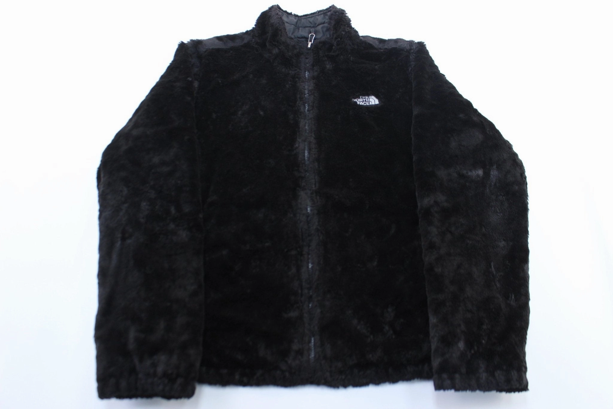 Women's The North Face Black Reversible Sherpa Jacket Snow Friendly