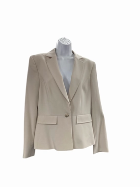 Soft Waistband NWT Jones NY Women's Blazer Cream 12