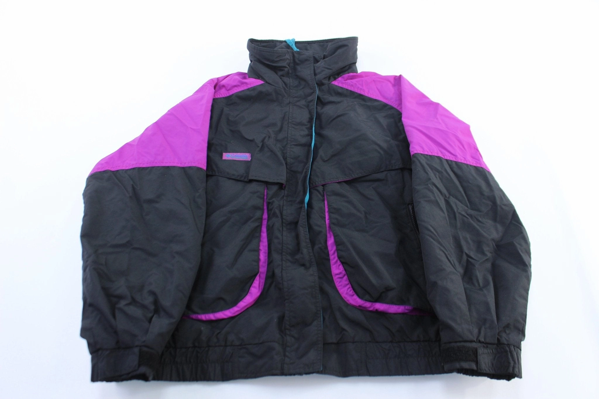 Ergonomic Seams Example Women's 90's Columbia Sportswear Company Powder-Keg Jacket