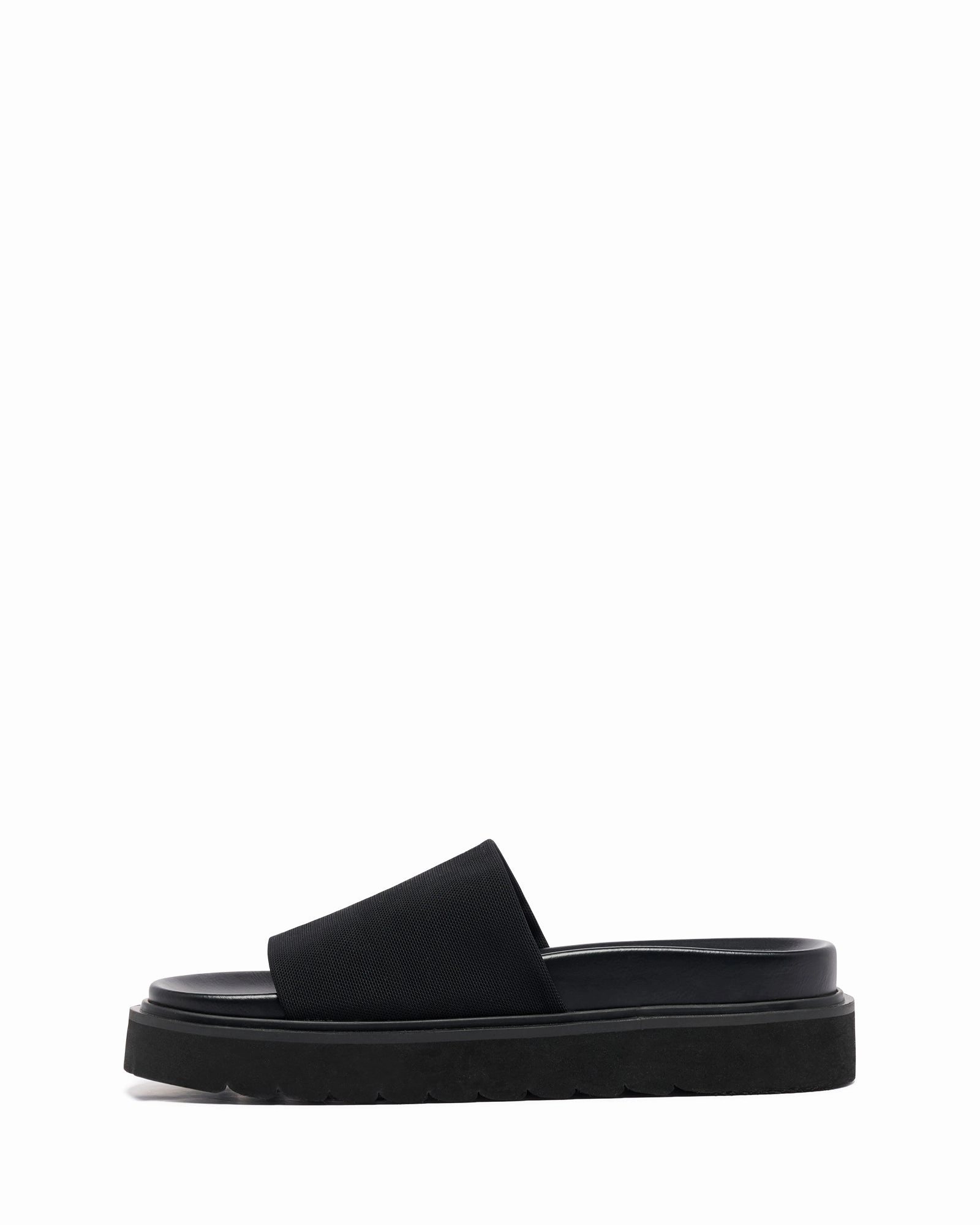 Vault Sandal Black Mesh Midfoot Stabilizer Bar