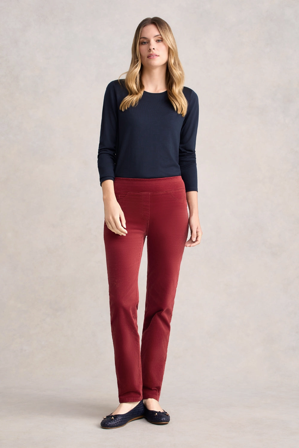 Bengajean? Velvet Straight Leg - Scarlet Basic Layers Tailored Design