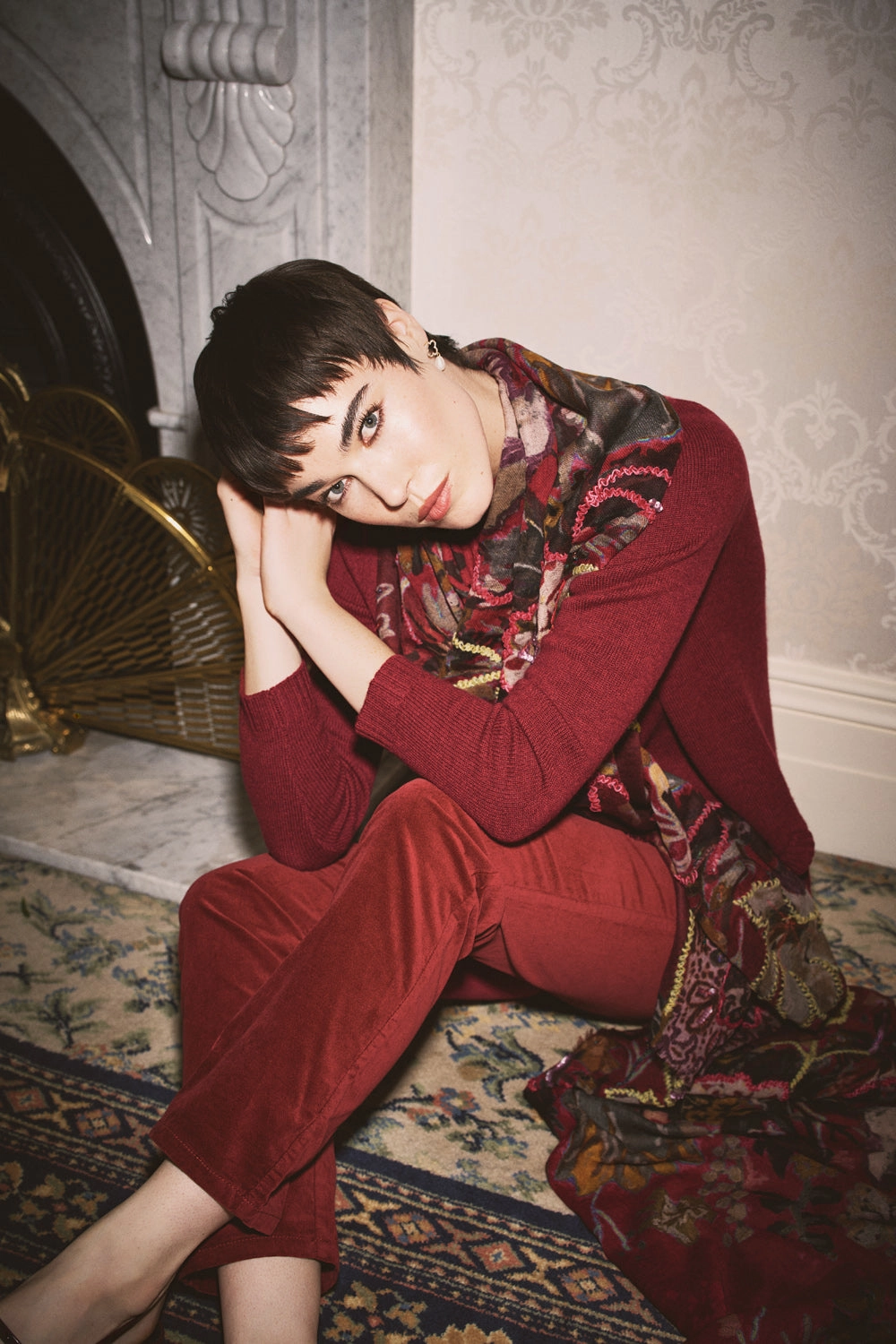 Bengajean? Velvet Straight Leg - Scarlet Weekend Style Casual Parent Style Trend Setter Trendy Premium