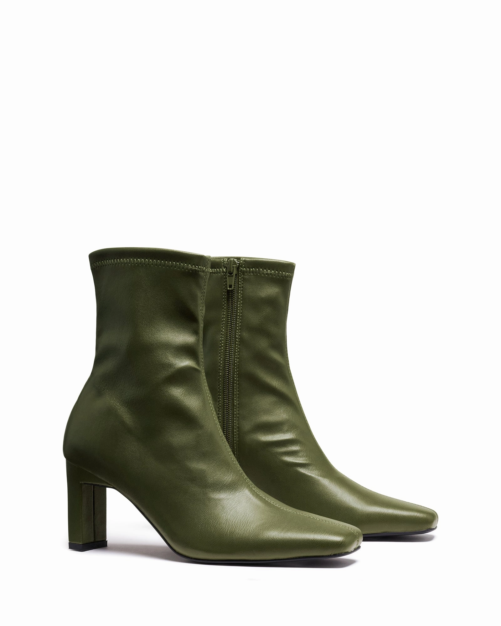 Waterproof Morning Walk Bette Ankle Boot Khaki Smooth