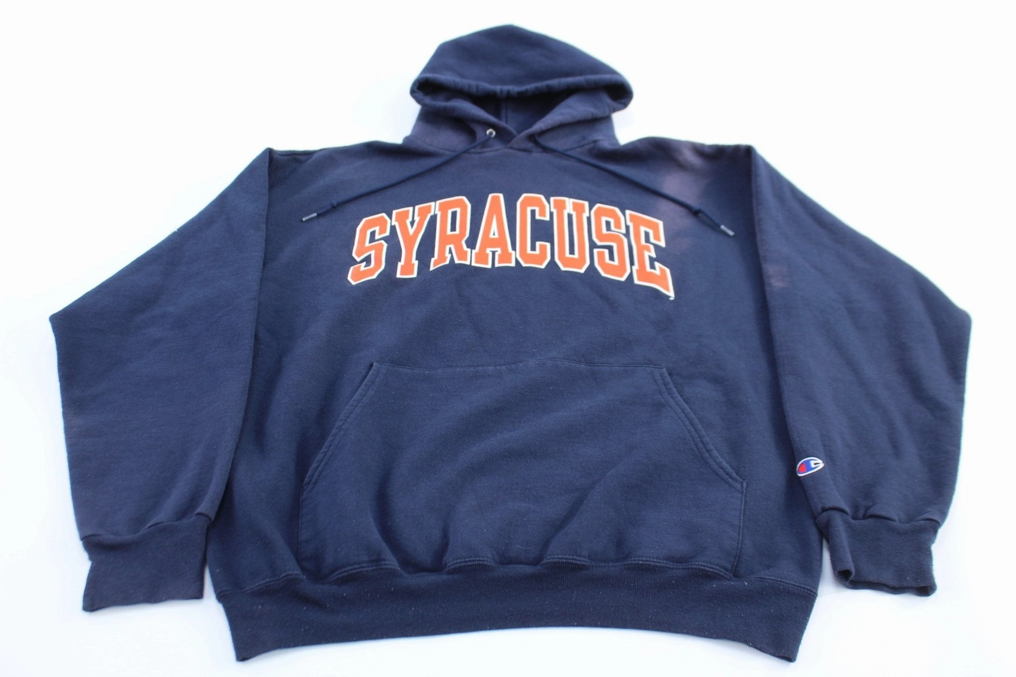 Wind Resistant Shield Syracuse University Champion Embroidered Logo Pullover Hoodie