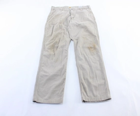 Carhartt Logo Patch Light Beige Pants BreathableMeshLining Rest Easy