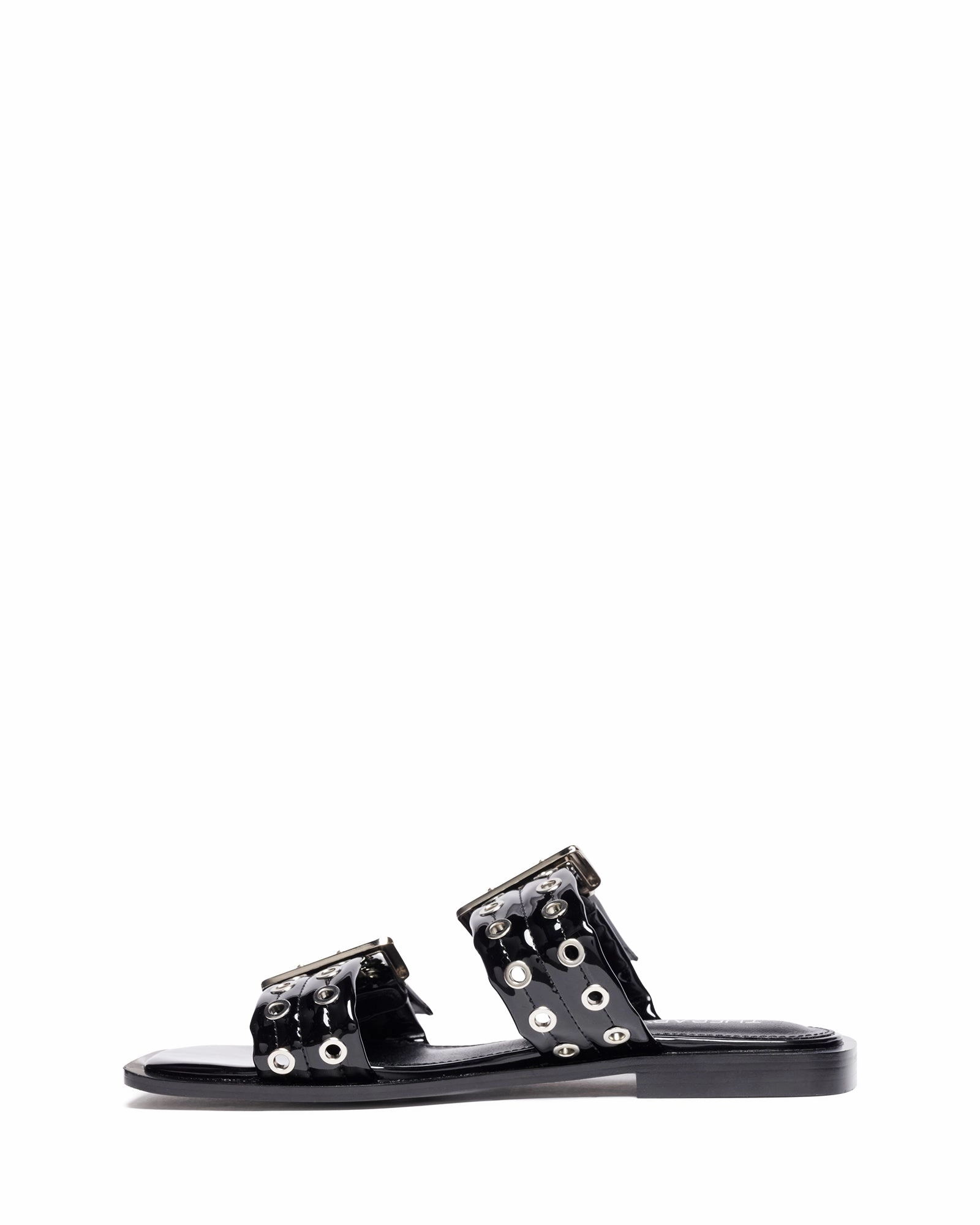 Ego Black Patent *FINAL SALE* Stylish Outdoor Sandals Seaside Wear